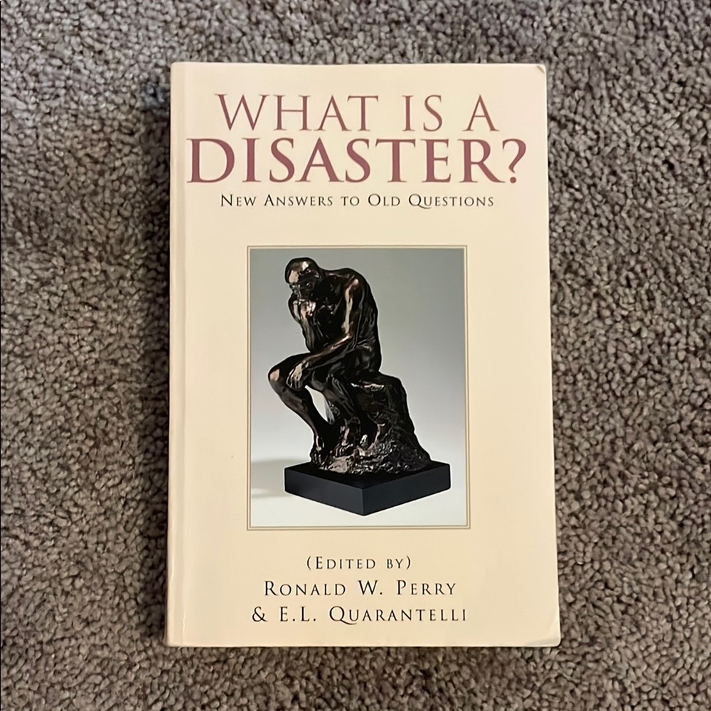 What Is a Disaster? Book